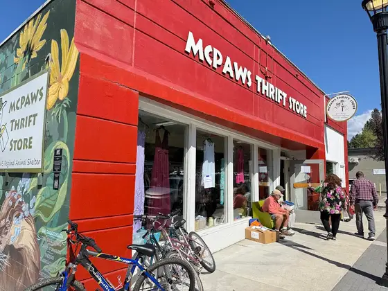 McPaws Thrift Store in McCall, ID
